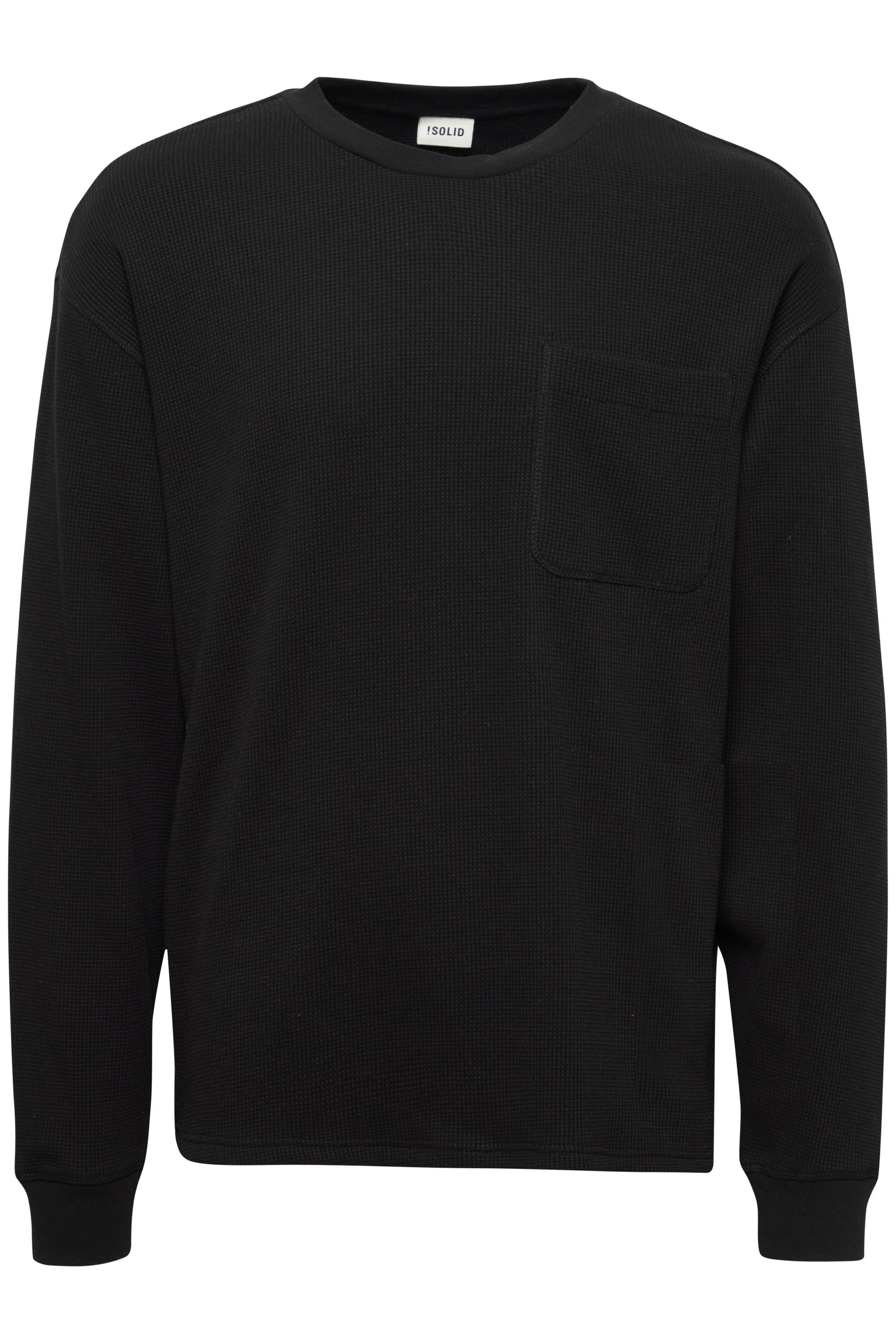 (194008) Black Sweatshirt True SDHalwest !Solid