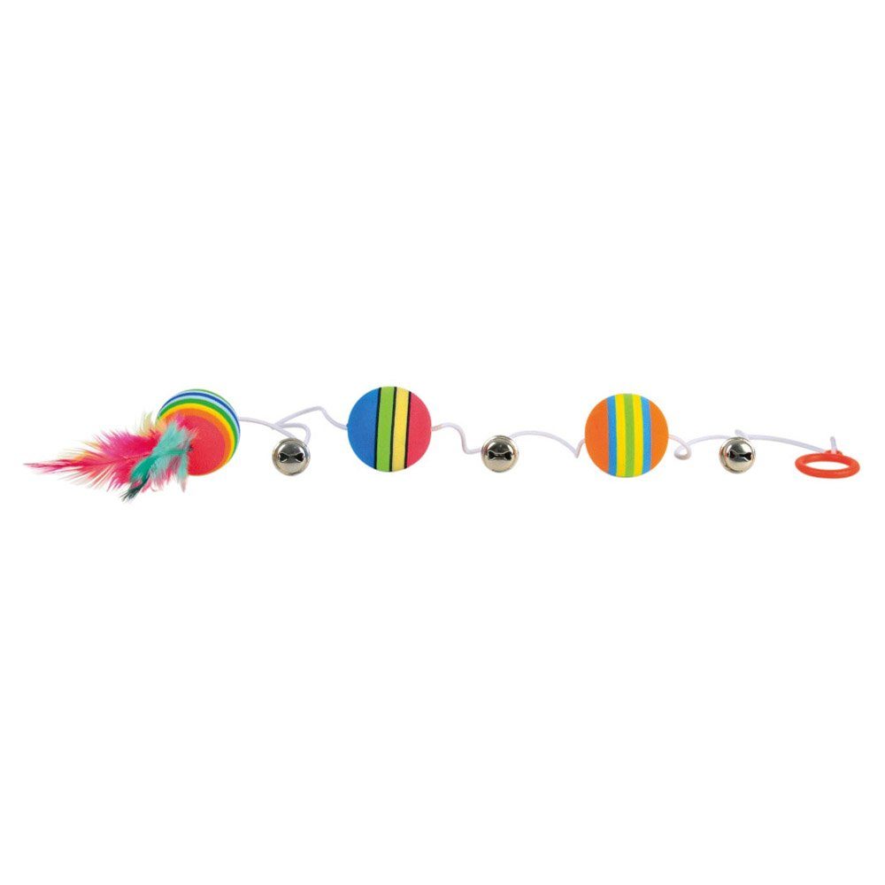 TRIXIE Tierball Rainbow-Bälle am Gummiband
