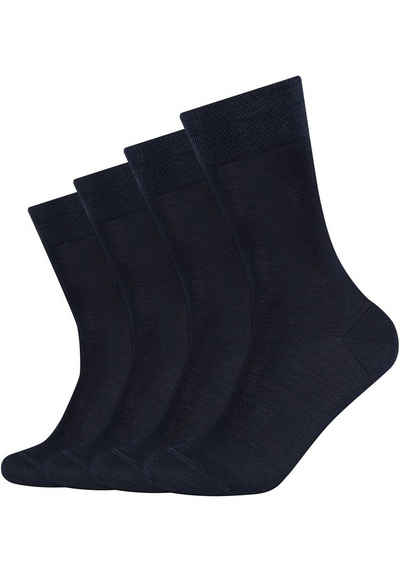 Camano Socken (Packung, 4-Paar) Mit verstärkter Ferse und Fußspitze