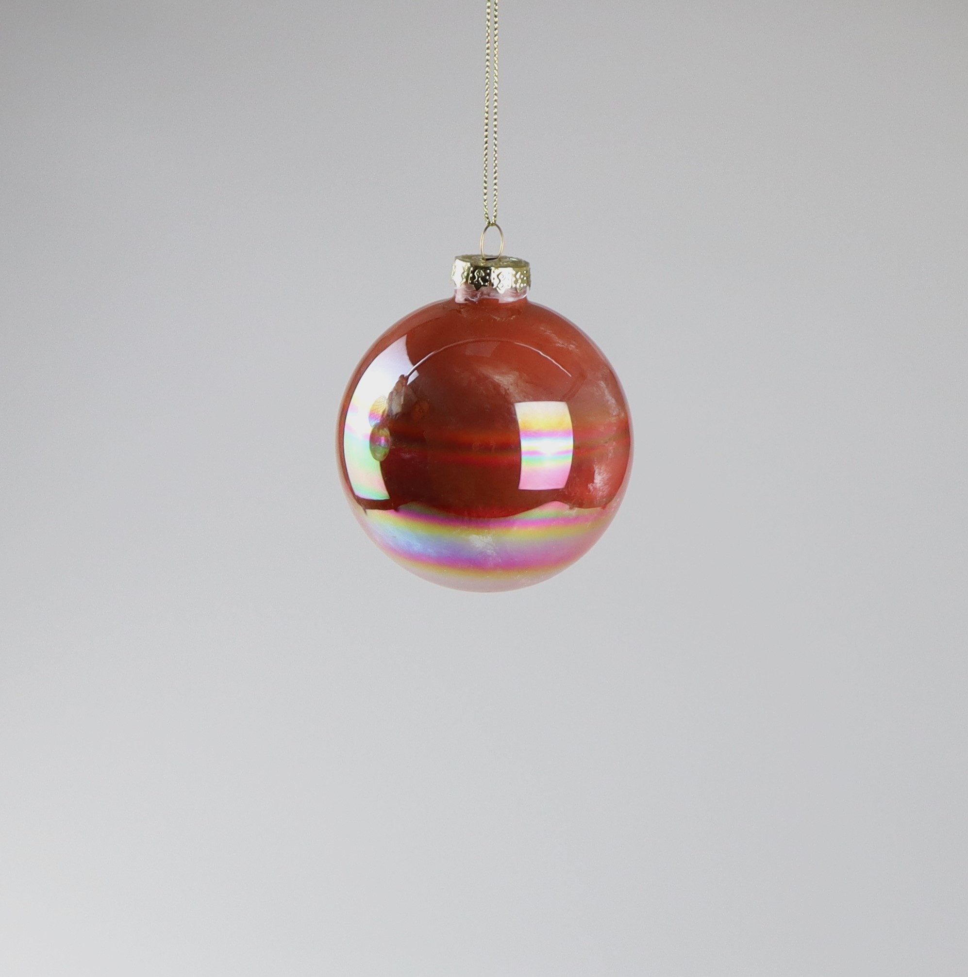 Weihnachtsbaumkugel aus Glas, Ø: 8 cm