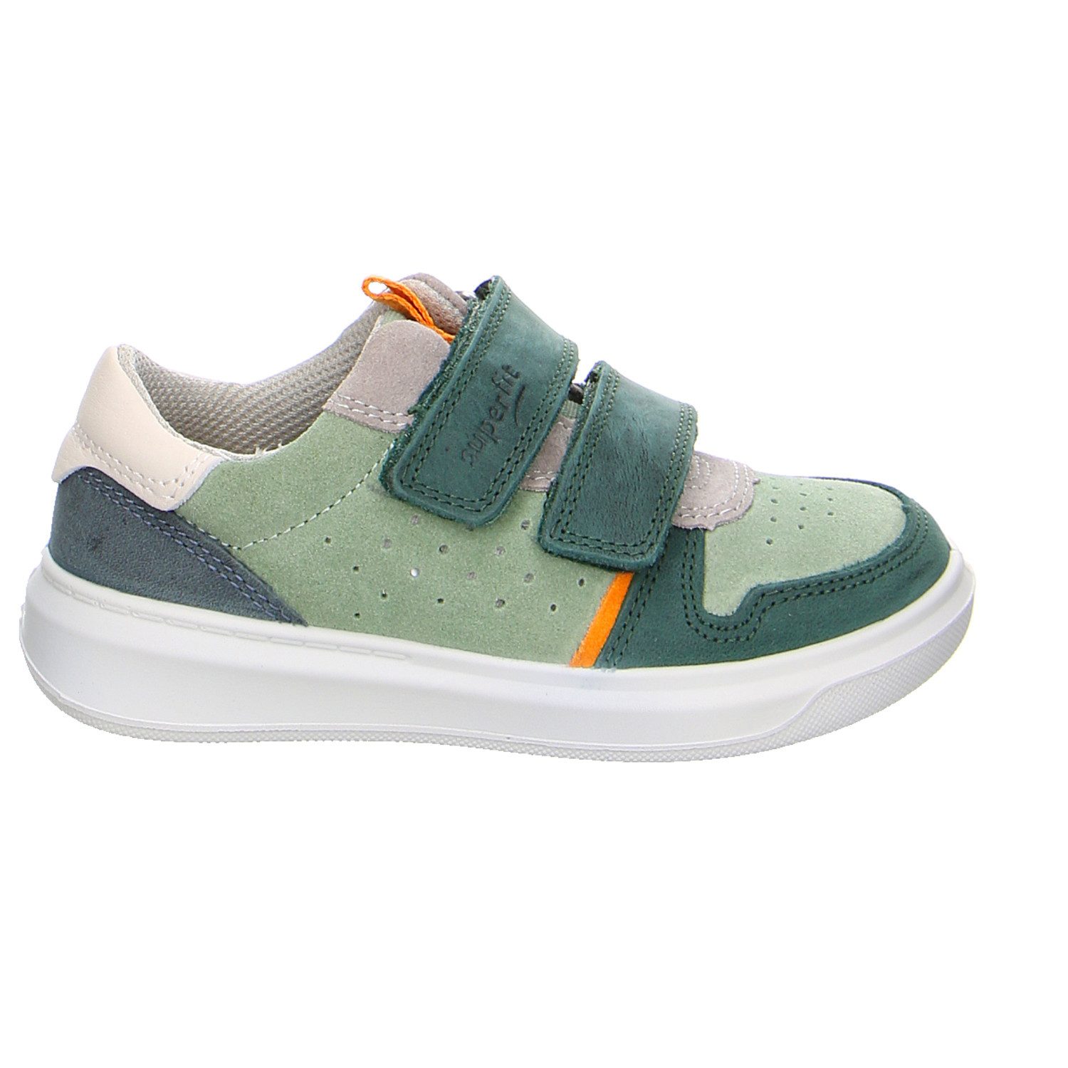 Superfit Superfit Nubuk Klettschuhe Junge grün Klettschuh