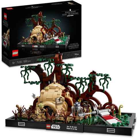 LEGO® Konstruktionsspielsteine Jedi™ Training auf Dagobah™ – Diorama (75330), LEGO® Star Wars™, (1000 St), Made in Europe