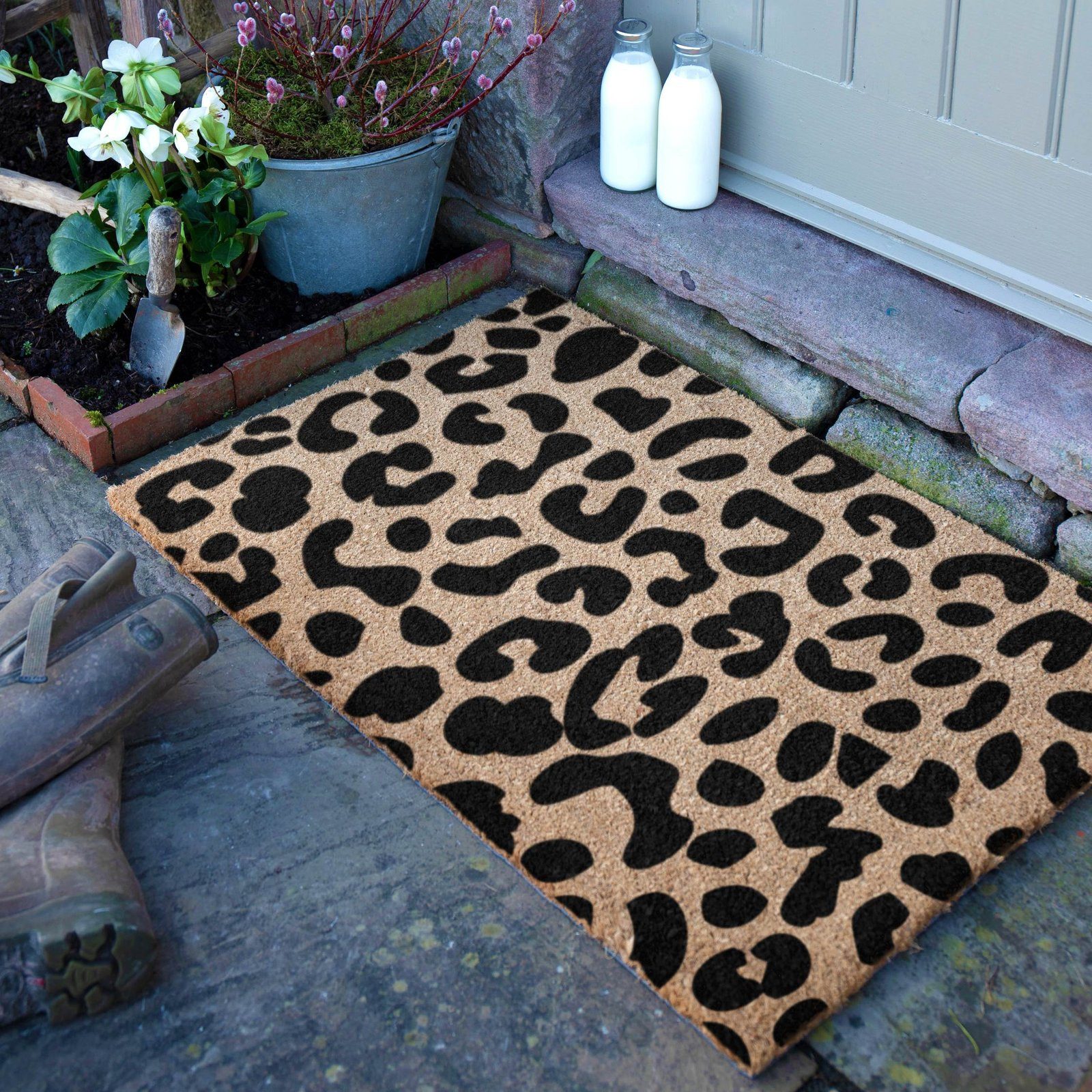 Artsy Mats Fußmatte Fußmatte Leopard