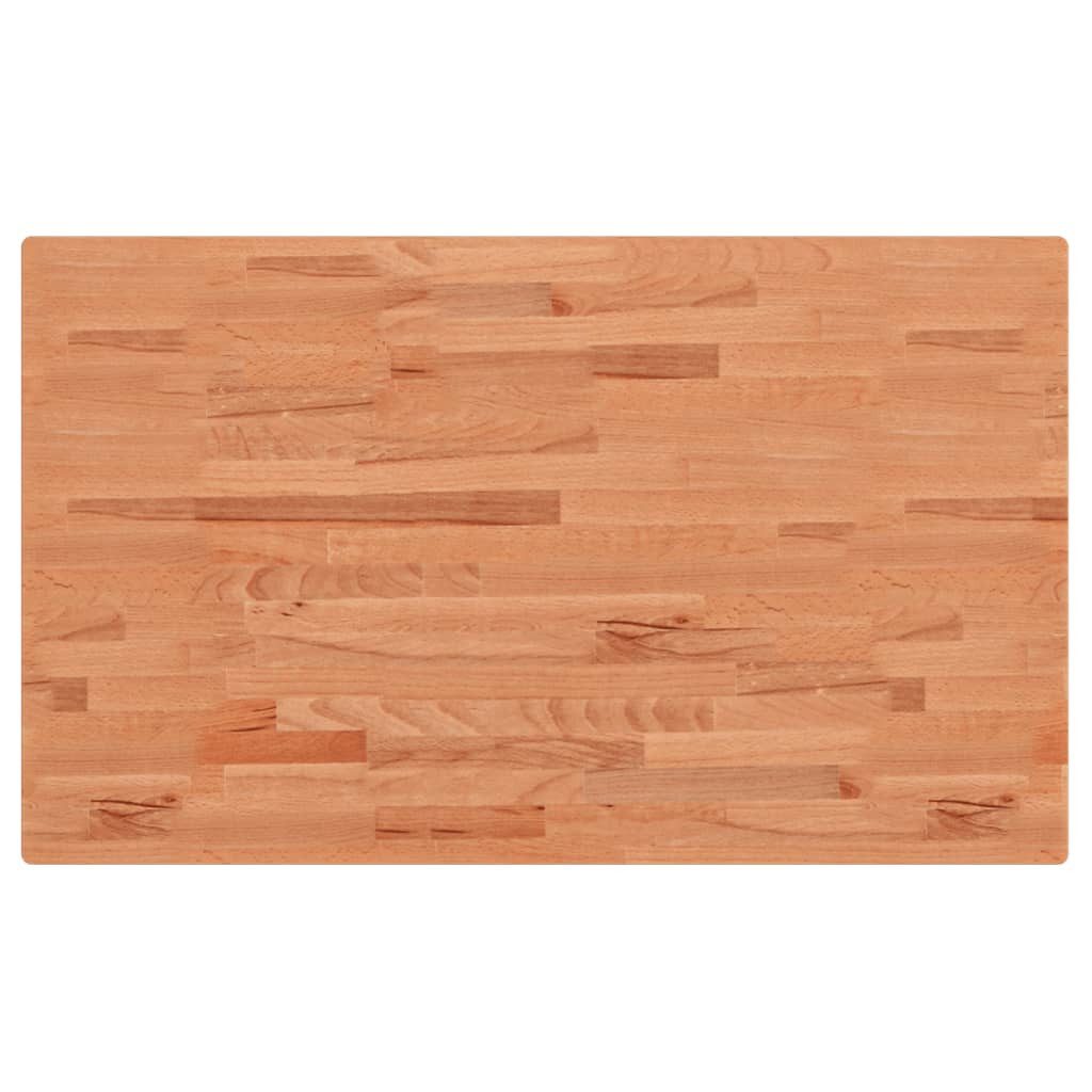vidaXL Tischplatte Tischplatte 100x60x1,5 cm Rechteckig Massivholz Buche (1 St)