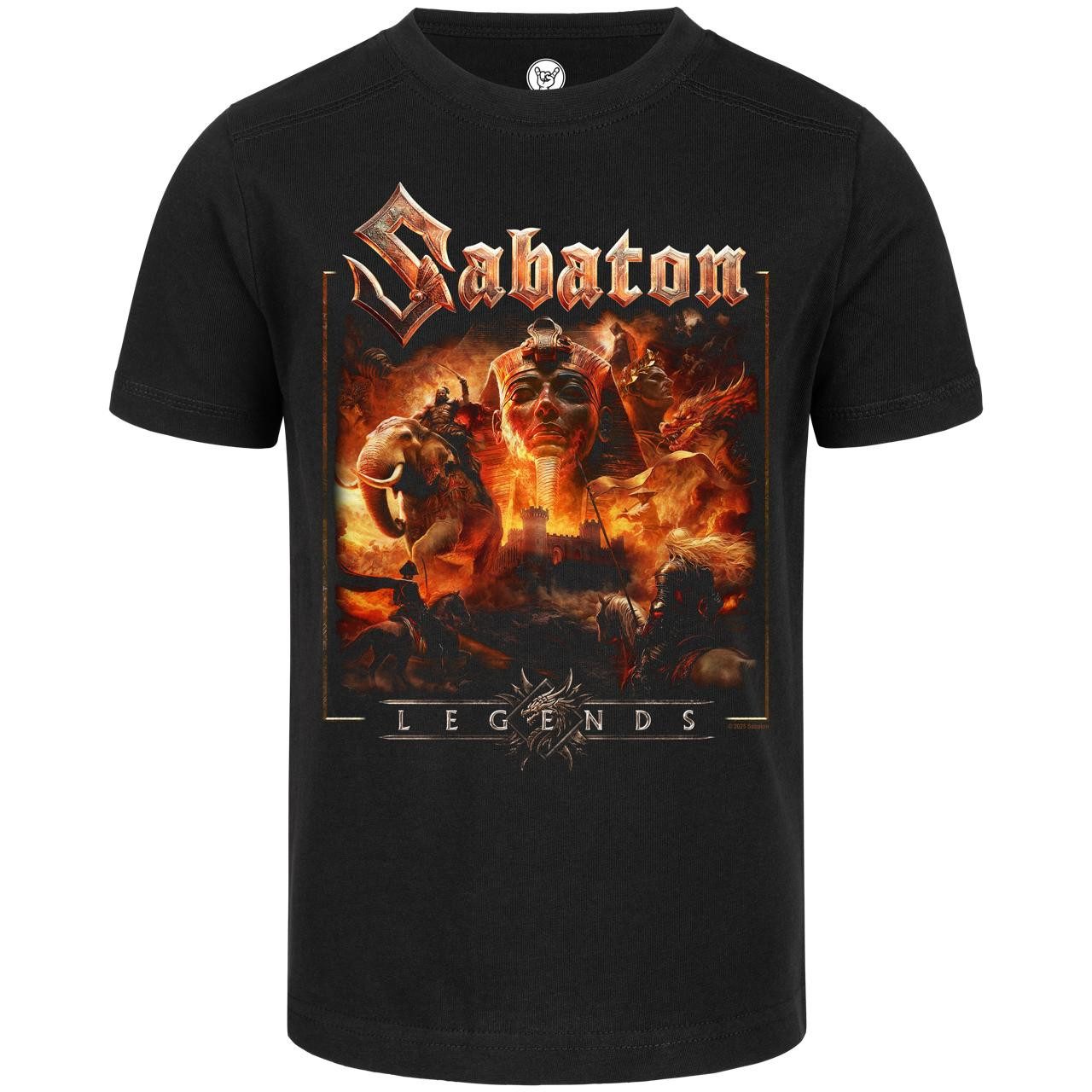 T-Shirt mit Sabaton (Legends) Aufdruck für Kinder (2–14 J)