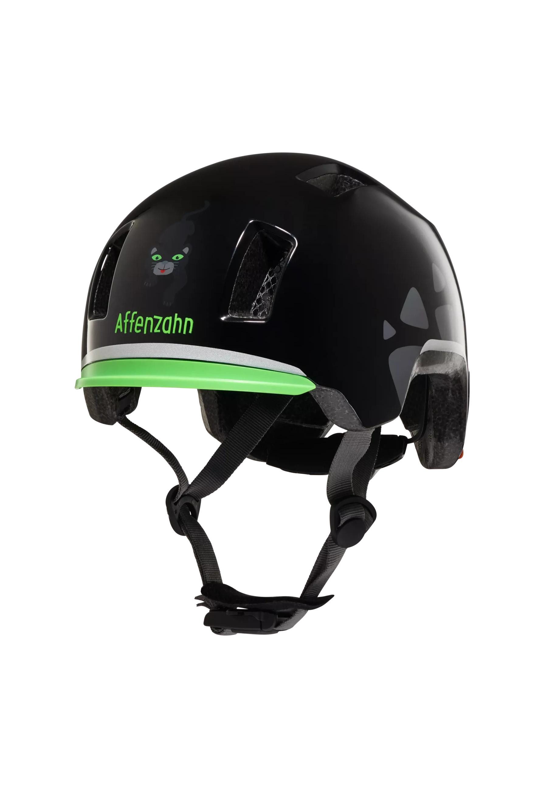 Affenzahn Kinderfahrradhelm Fahrradhelm, mit integriertem Rücklicht