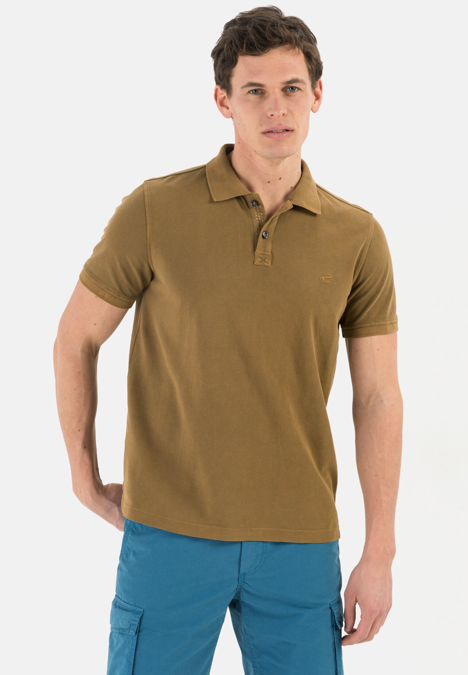 camel active Poloshirt aus reiner Baumwolle Shirts_Poloshirt