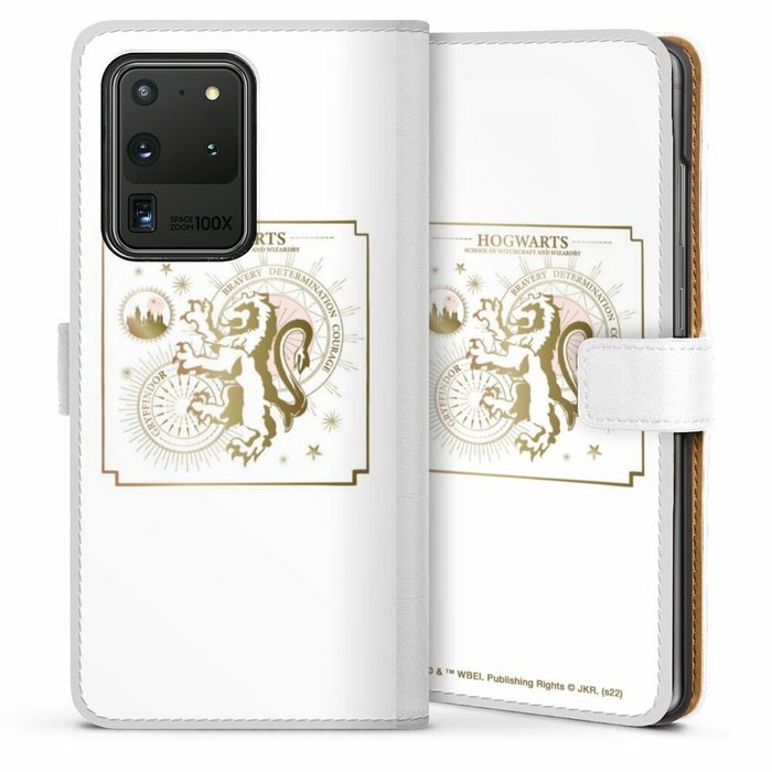 DeinDesign Handyhülle Gryffindor Harry Potter Offizielles Lizenzprodukt Samsung Galaxy S20 Ultra 5G Hülle Handy Flip Case Wallet Cover