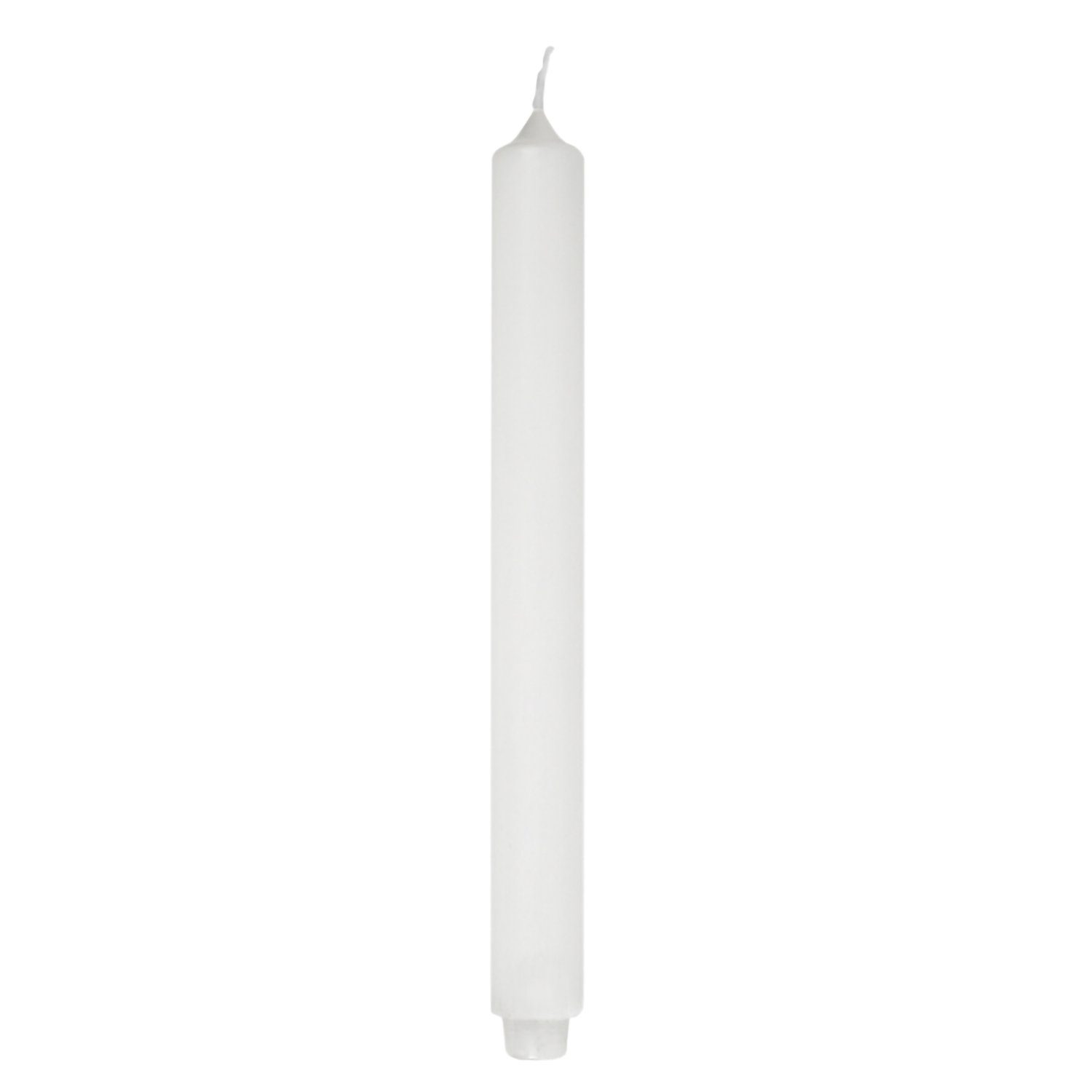 Adventskerze FINK Stabkerze Candle - weiß - H. 25cm x D. 3cm
