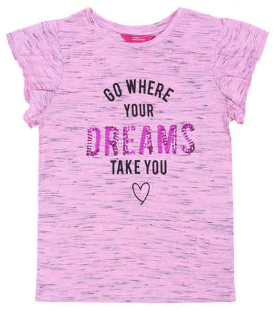 Sarcia.eu Kurzarmbluse Pinkes T-Shirt mit Rüschen 3-4 Jahre