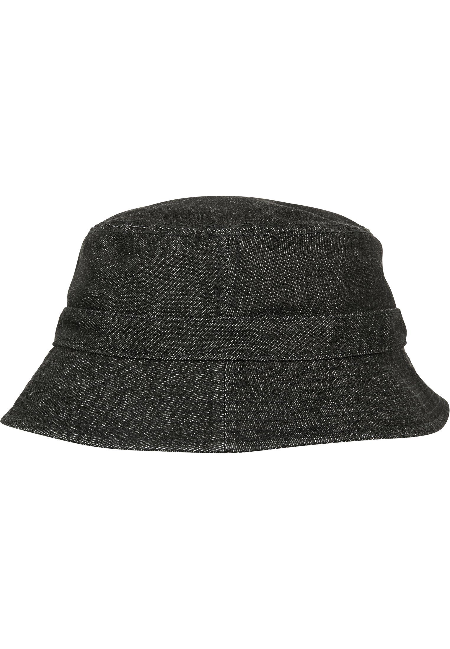 Cap Denim Flex Bucket Hat Flexfit Hat Bucket black/grey