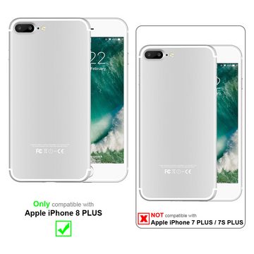 Cadorabo Handyhülle Apple iPhone 8 PLUS Apple iPhone 8 PLUS, Flexible Ultra Slim TPU Silikon Handy Schutzhülle Back Cover Bumper