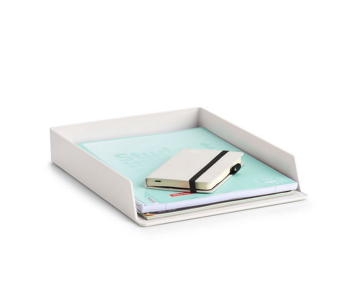 Thumbnail - Zeller Present Briefablage Dokumentenablage, Kunststoff, grau, 24 x 32,5 x 5 cm