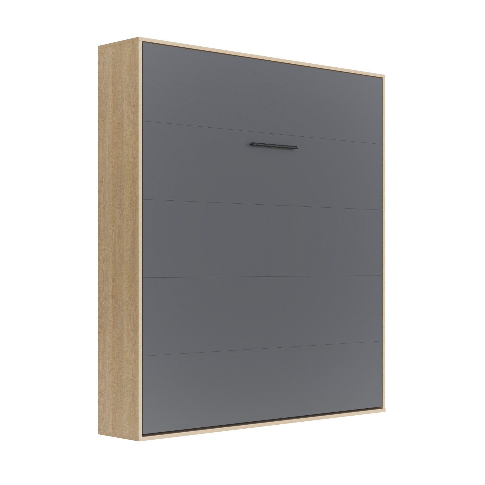 SMARTBett Schrankbett Schrankbett M1(40 cm Tiefe) 140x200 V mit Polsterrahmen (Schrankbett, 14-St., Schrankbett)