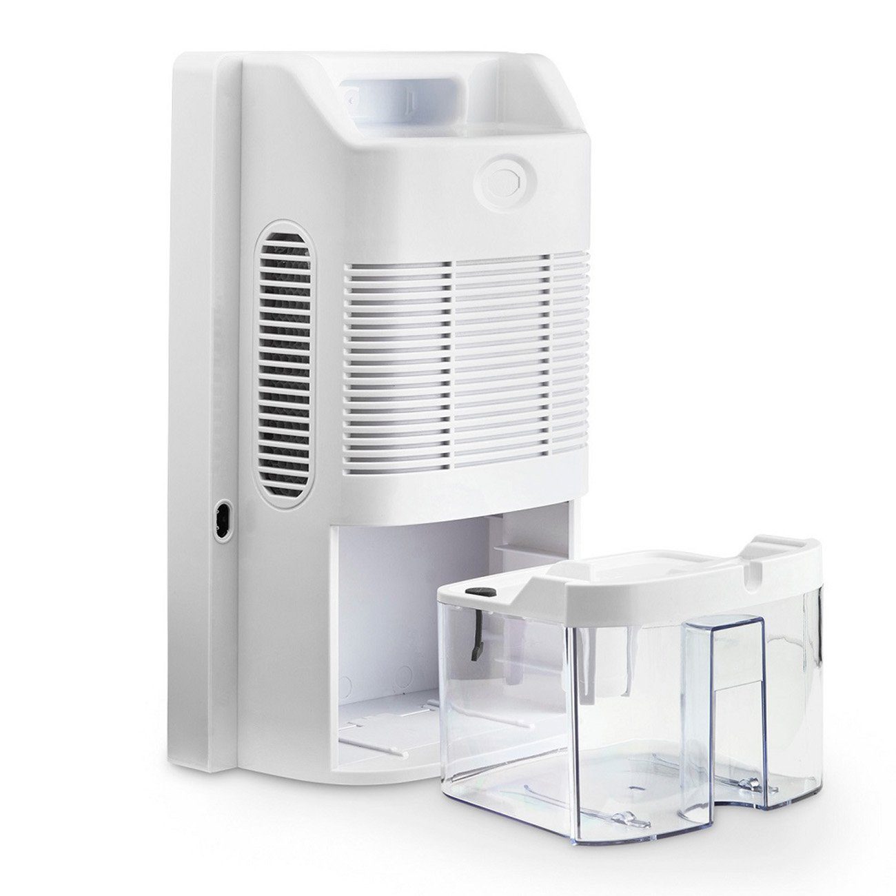 Clean Air Optima Luftentfeuchter mit Ionisator CA-703W, für 25 m³ Räume, Entfeuchtung 0,7 l/Tag, Tank 2 l, Thermo-elektrisches Peltier-Element