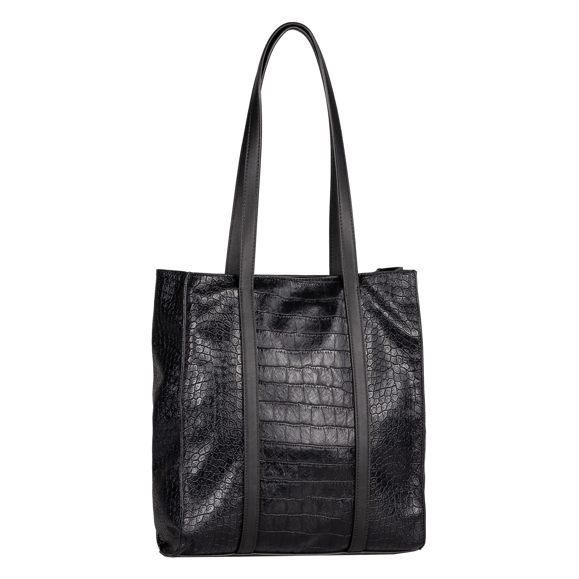 Gabor Shopper Elfie, Damen Schultertasche mit einem Logo Rubber Patch