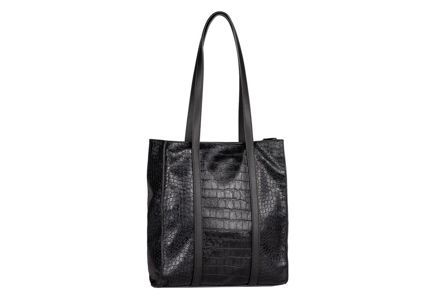 Gabor Shopper Elfie, Damen Schultertasche mit einem Logo Rubber Patch