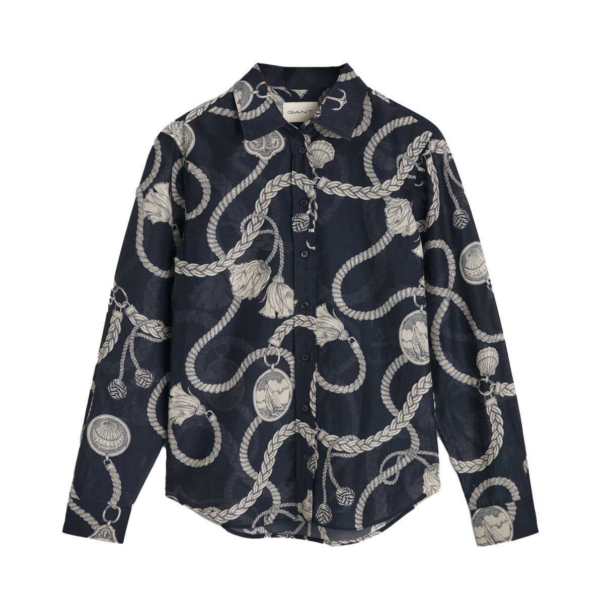Gant Langarmbluse 4300456 Damen Sailing Print günstig online kaufen