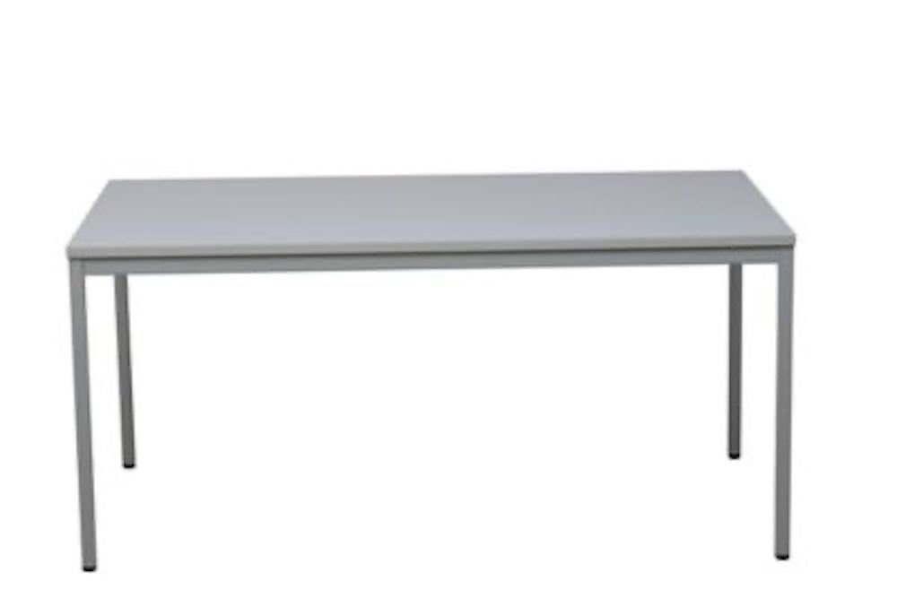 Grau Konferenztisch Weiß HxBxT Wolf, Bürotisch PROREGAL® Rechteckig, 75x200x80cm,