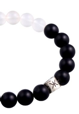 Kuzzoi Armband Yin Yang Bead Onyx Kristall Perlen 925 Silber