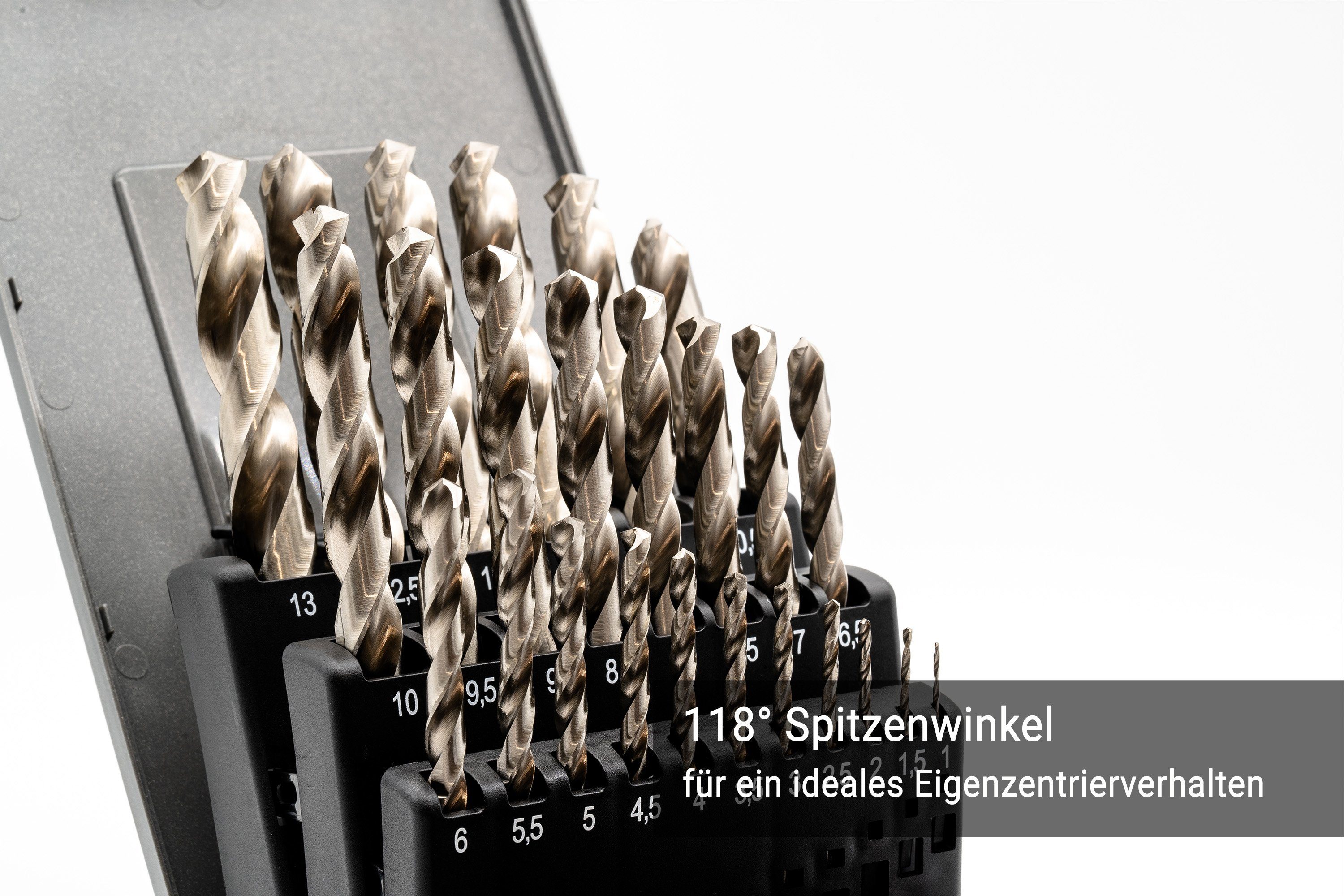 - BAER BAER Spiralbohrer (0,5mm (25-tlg) DIN338, Set Spiralbohrer mm steigend) 1-13 HSSG