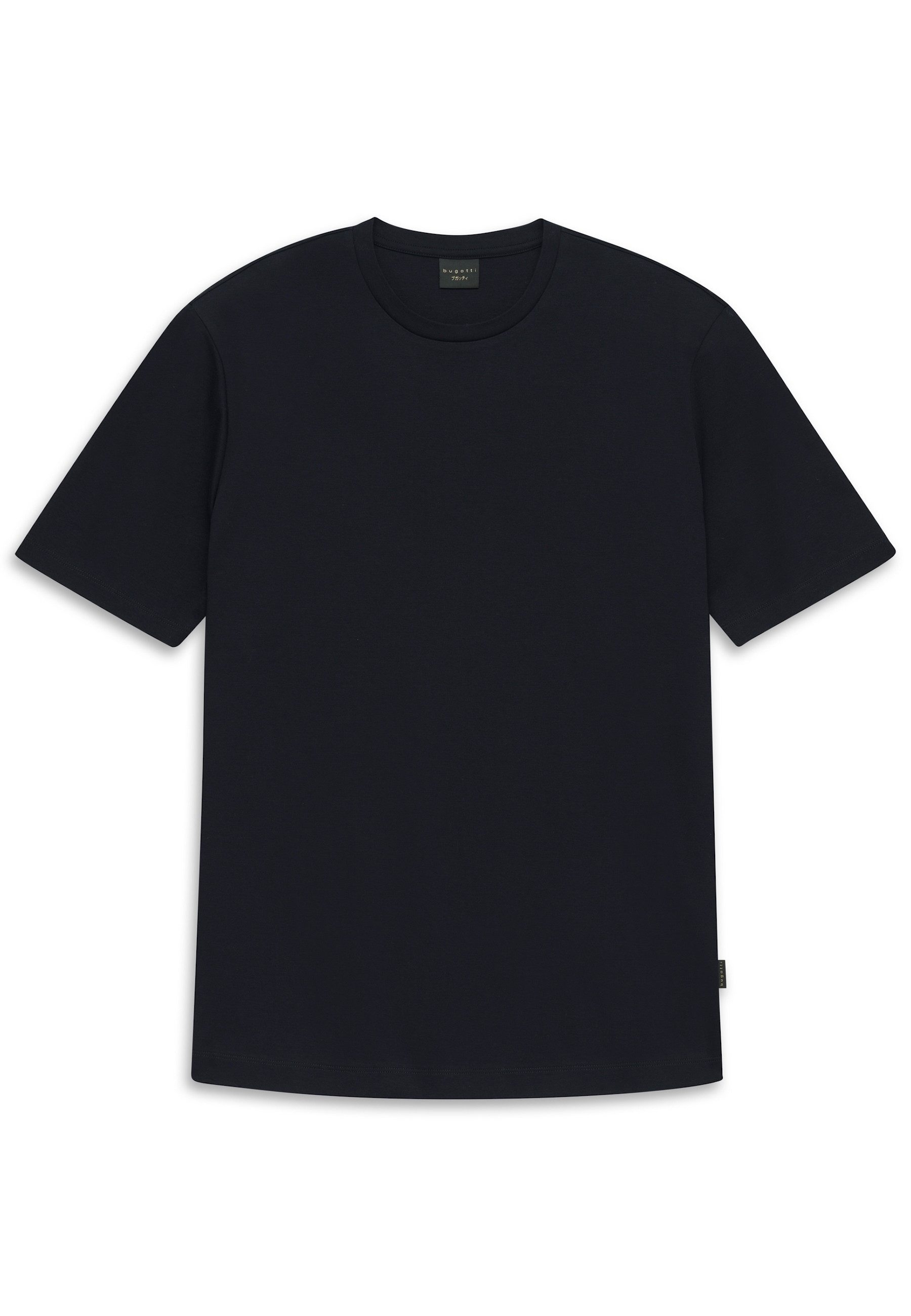 bugatti T-Shirt elegant mit Rundhals