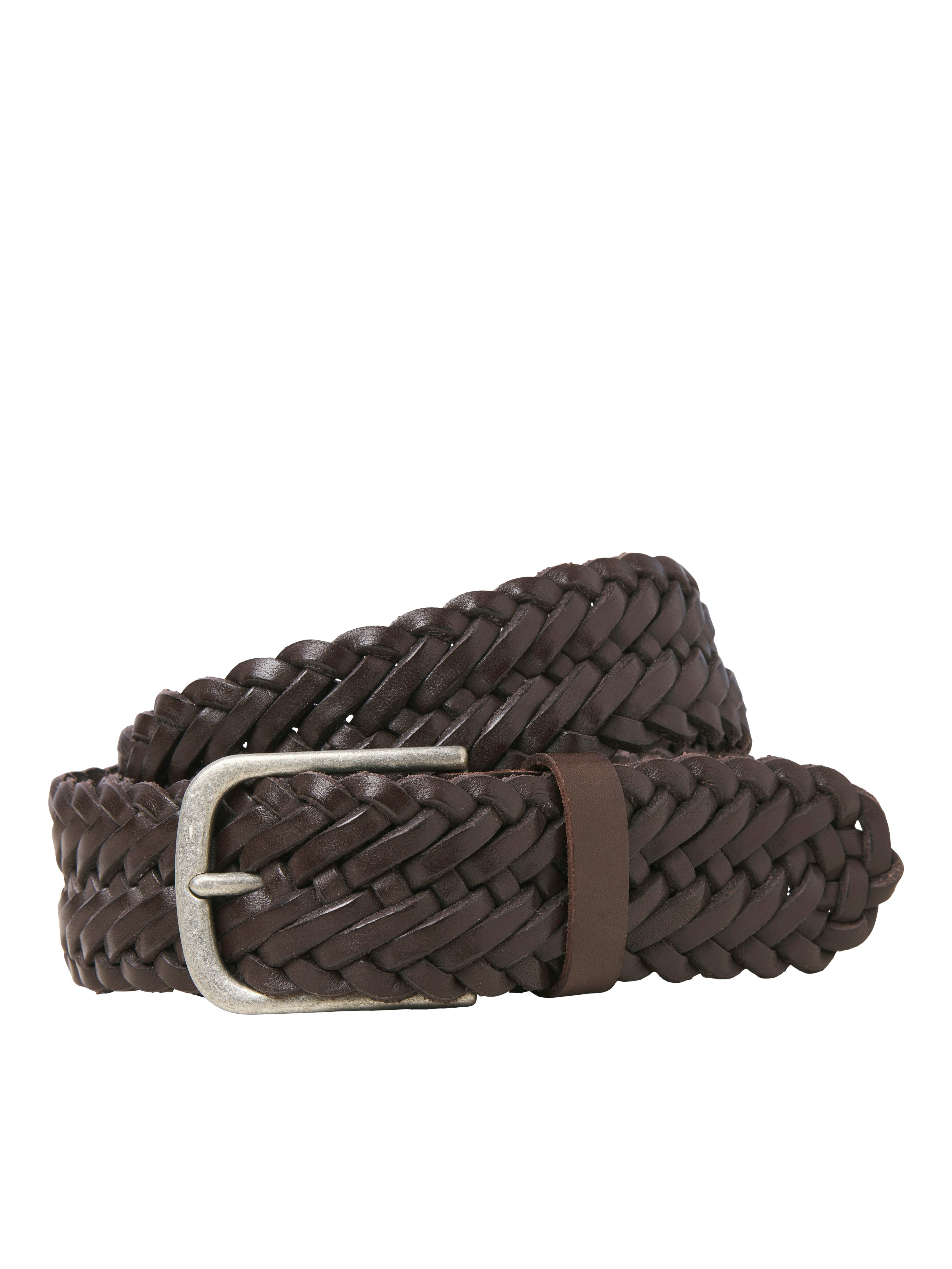 Jack & Jones Ledergürtel JACJOE BRAIDED LEATHER BELT