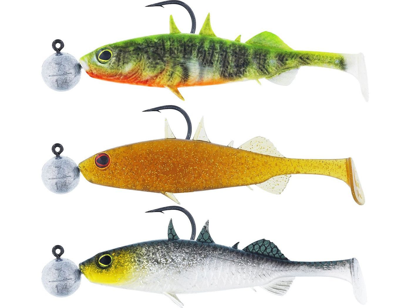 Kunstköder STANLEY THE STICKLEBACK SHADTAIL R 'N R 5.5CM #2/0 5G DARK WATE