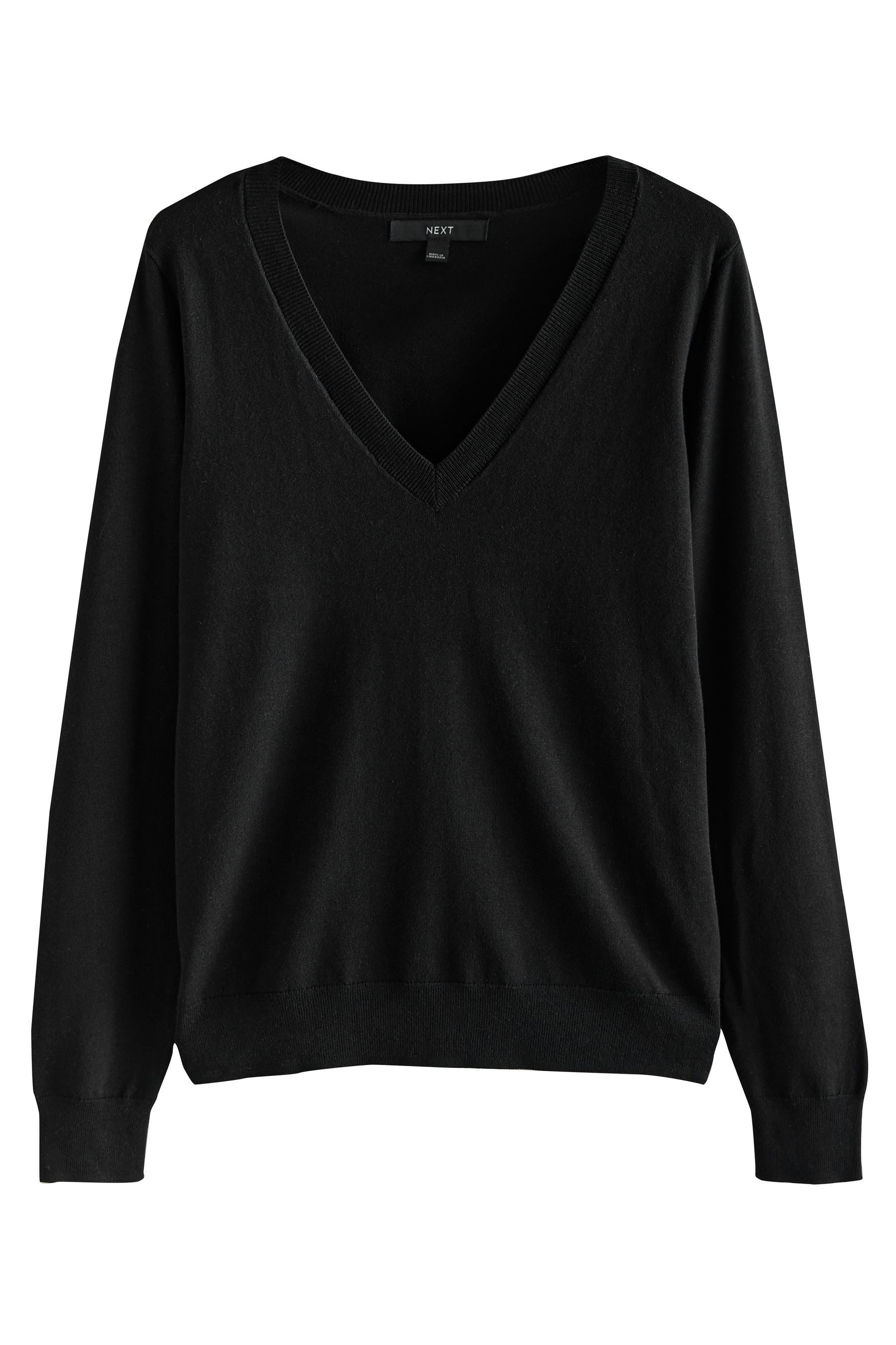 Next V-Ausschnitt-Pullover Weiche Pullover mit V-Ausschnitt, 2er-Pack (2-tlg)