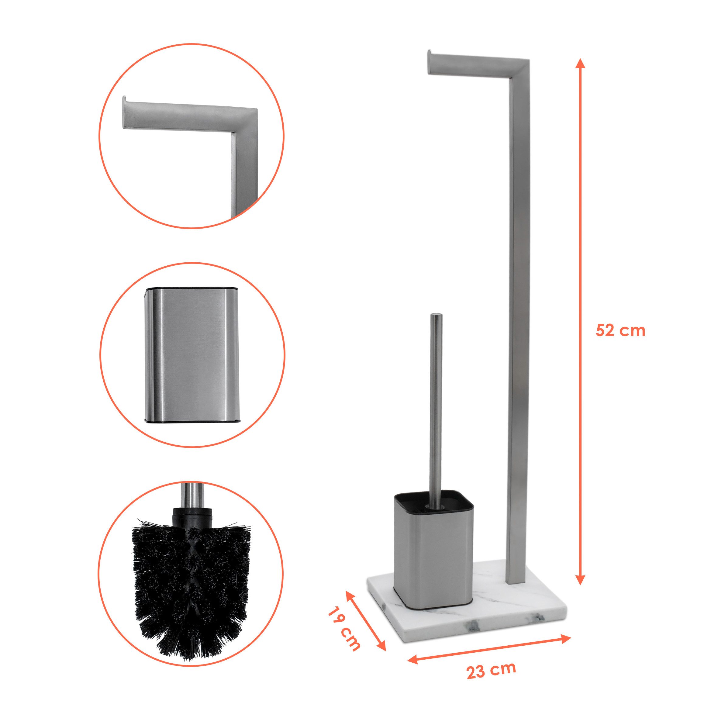 WENKO WC-Garnitur Stand Toilettenbürsten und WC günstig online kaufen