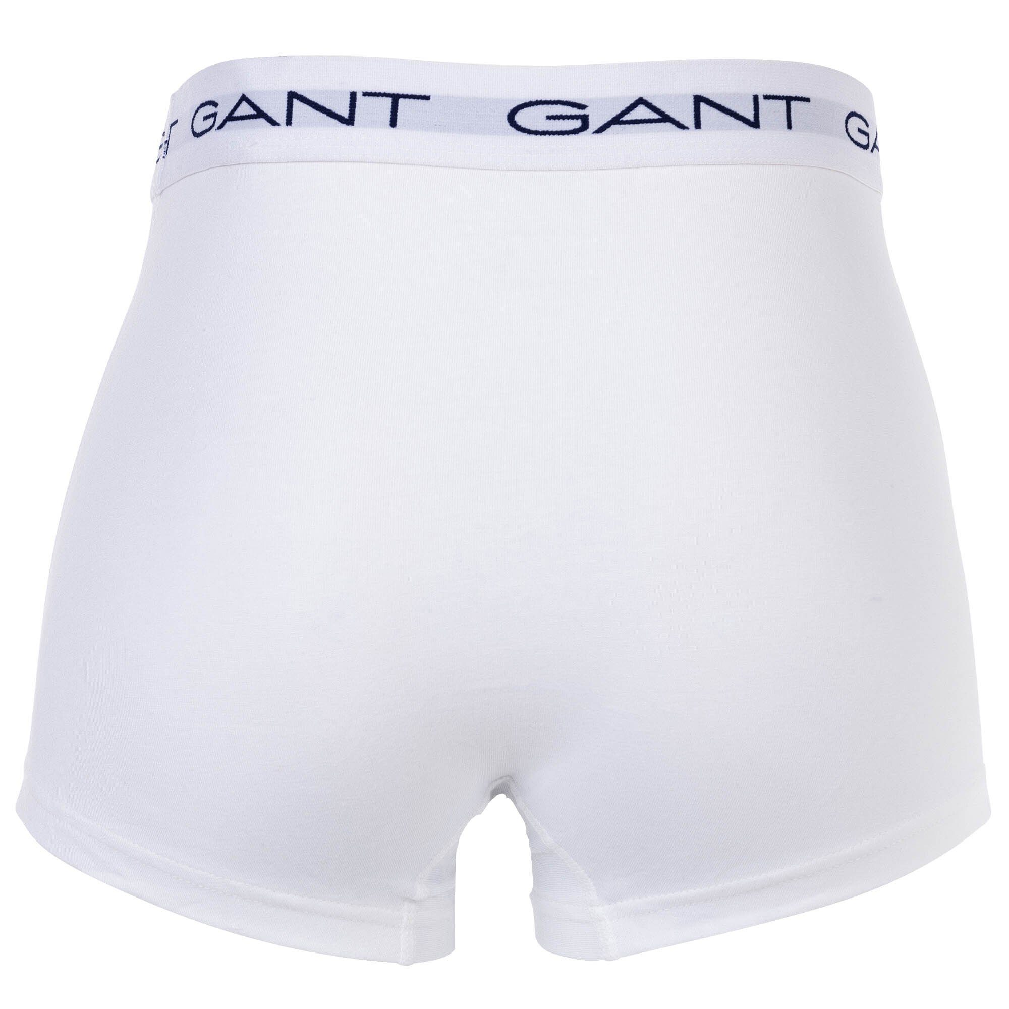 Gant Boxer Herren Boxer Shorts, 3er - Rot Stripe Pack Trunks