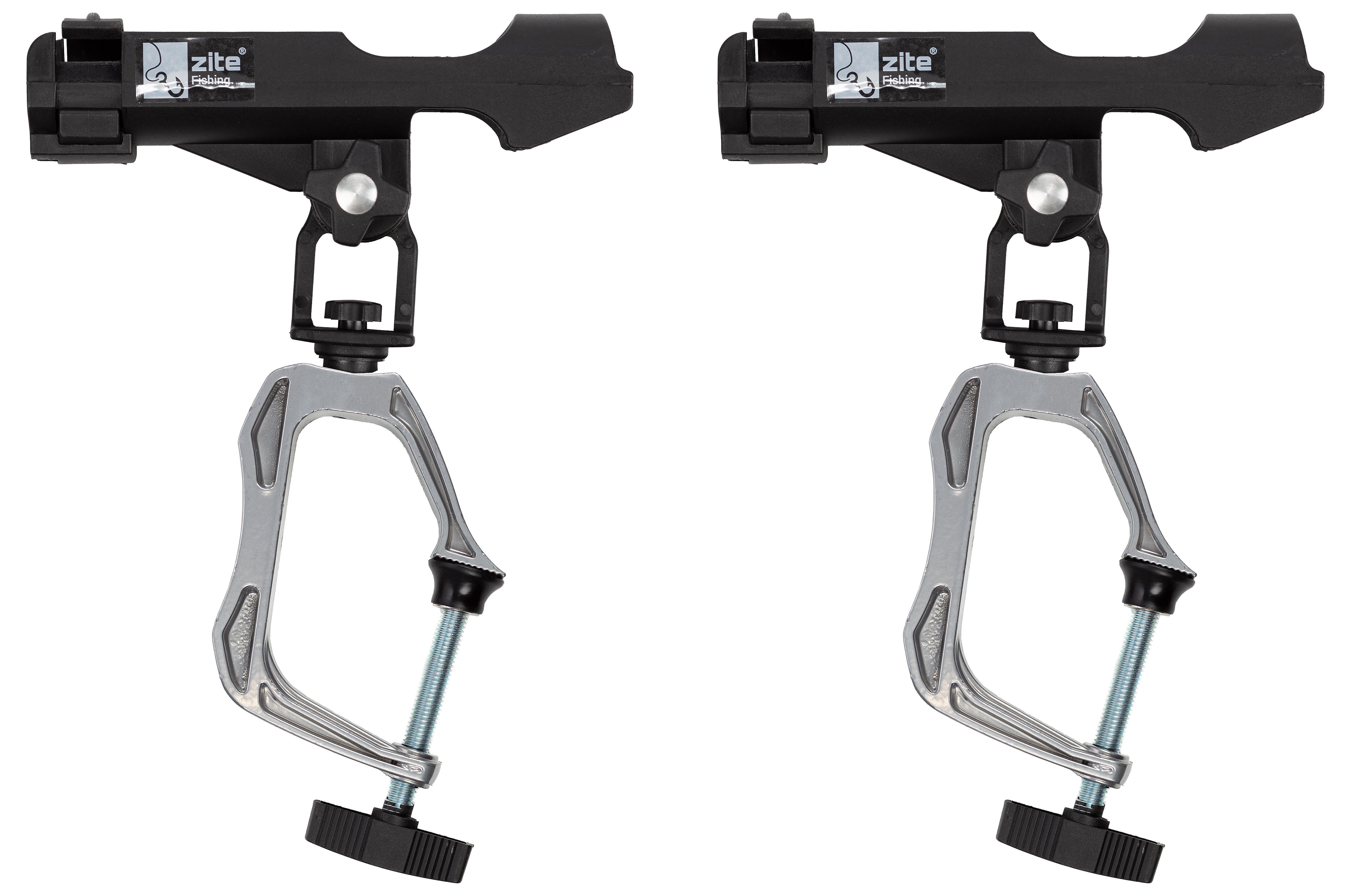 Zite Rutenhalter Boots-Rutenhalter Set mit Klemmhalterung für 2 Ruten einstellbarer