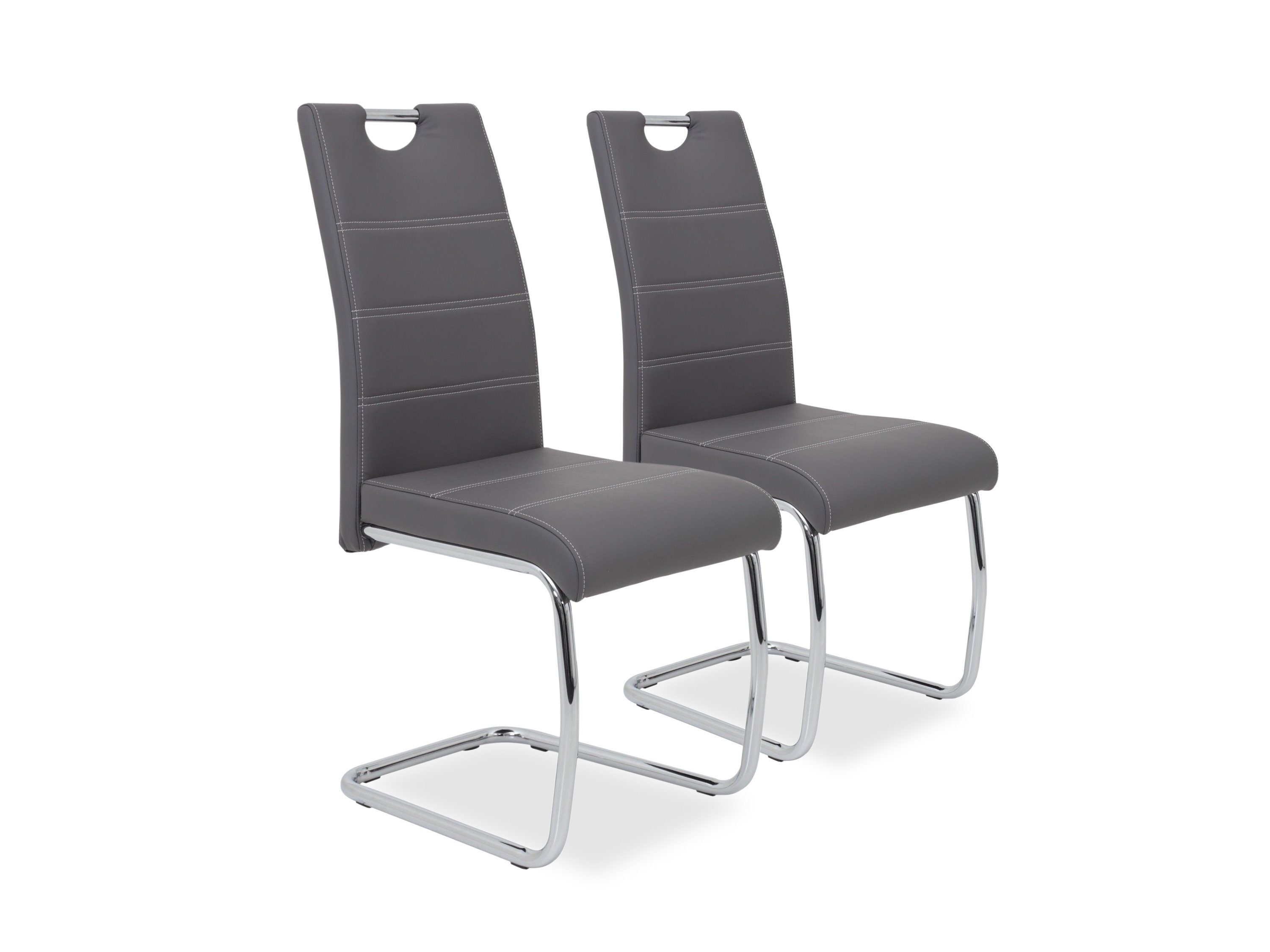 HELA Freischwinger Freischwinger, HELA Freischwinger FLORA S 2er Set (BHT 42x98x57 cm) Esszimmerstuhl