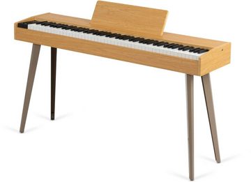 McGrey Digitalpiano DP-17 Design Piano Set mit 600 Begleitrhythmen & 128 Klängen (inkl. Klavierbank, Kopfhörer & Klavierschule), 88 gewichtete Tasten mit Hammermechanik und Anschlagdynamik