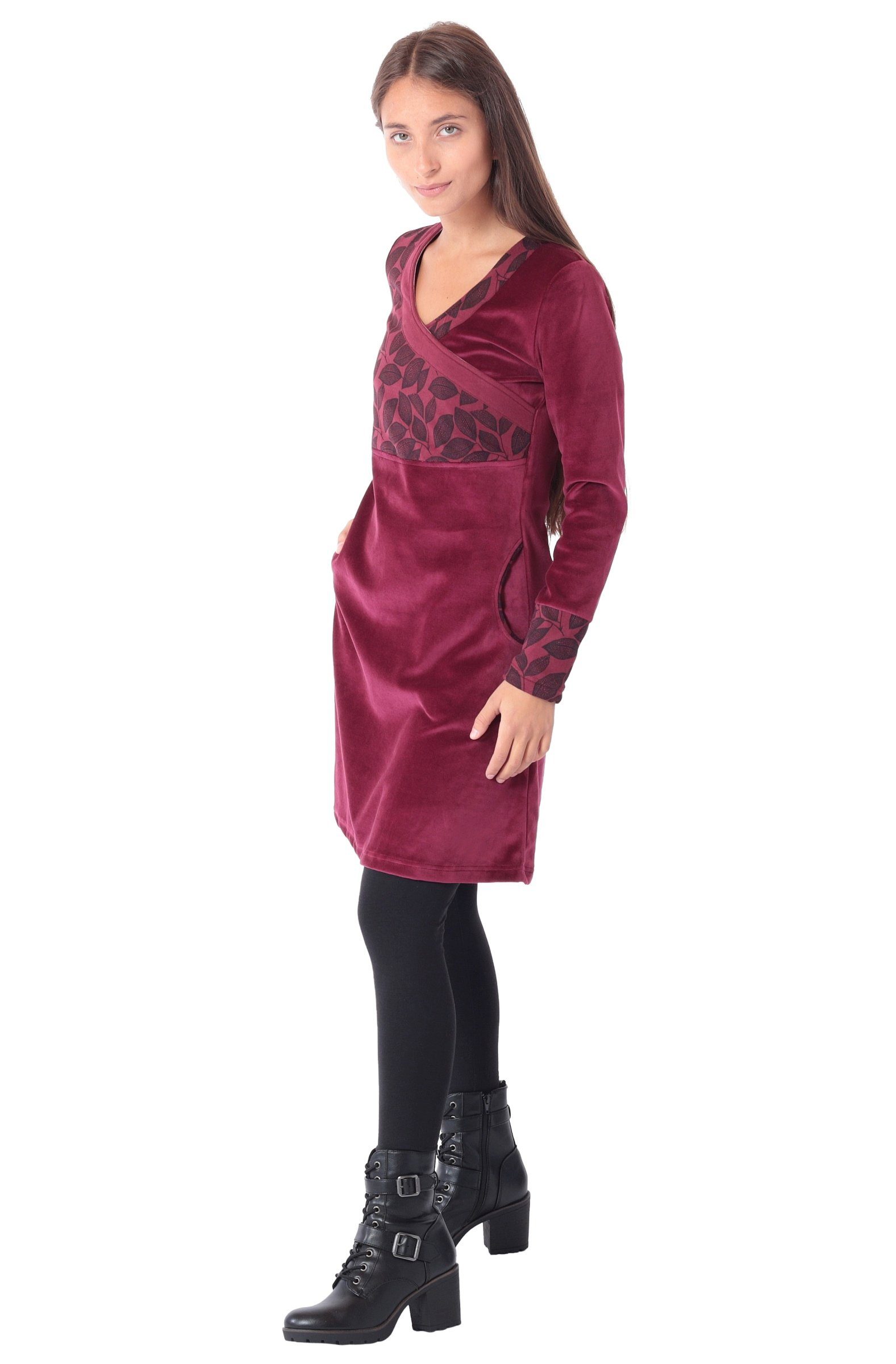 PUREWONDER Samtkleid Bequemes Kleid aus Samt günstig online kaufen