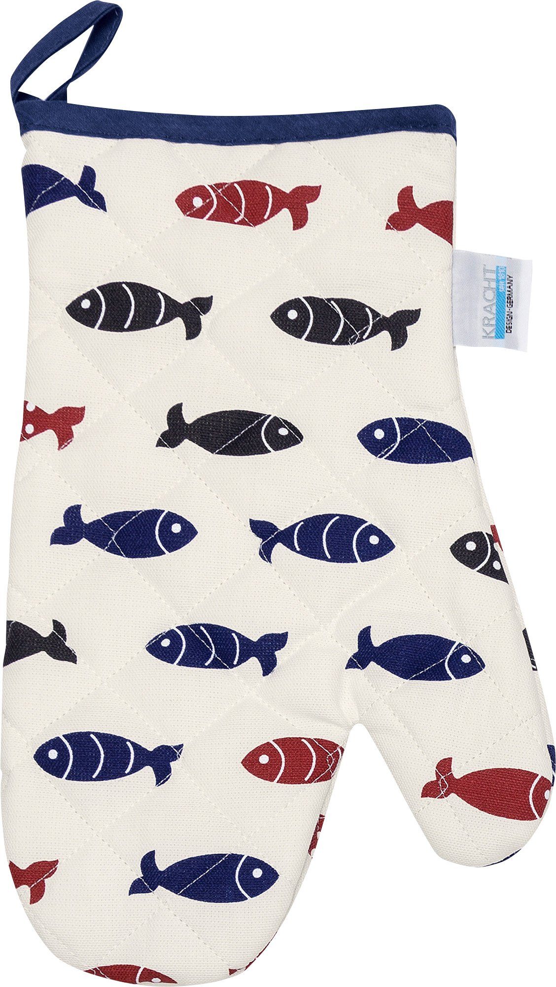 Topflappen "Little Fische Fish", Kracht (1-tlg), Ofenhandschuh Motiv: