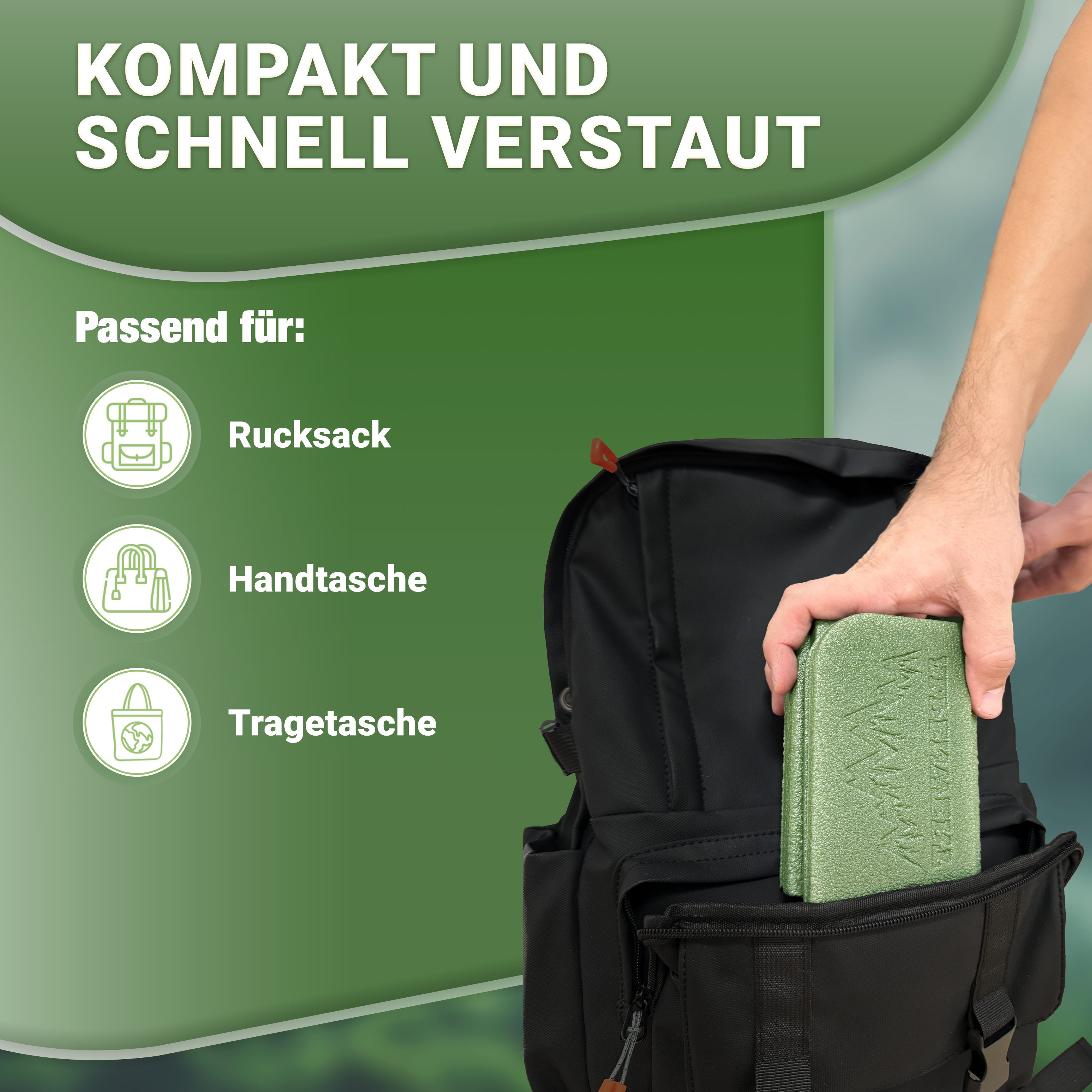 Alpenwert Thermositzkissen Sitzkissen Outdoor Thermositzkissen Sitzunterlage faltbar Sitzmatte, Outdoor, 2er Set Sitzkissen, Thermo Sitzkissen faltbar