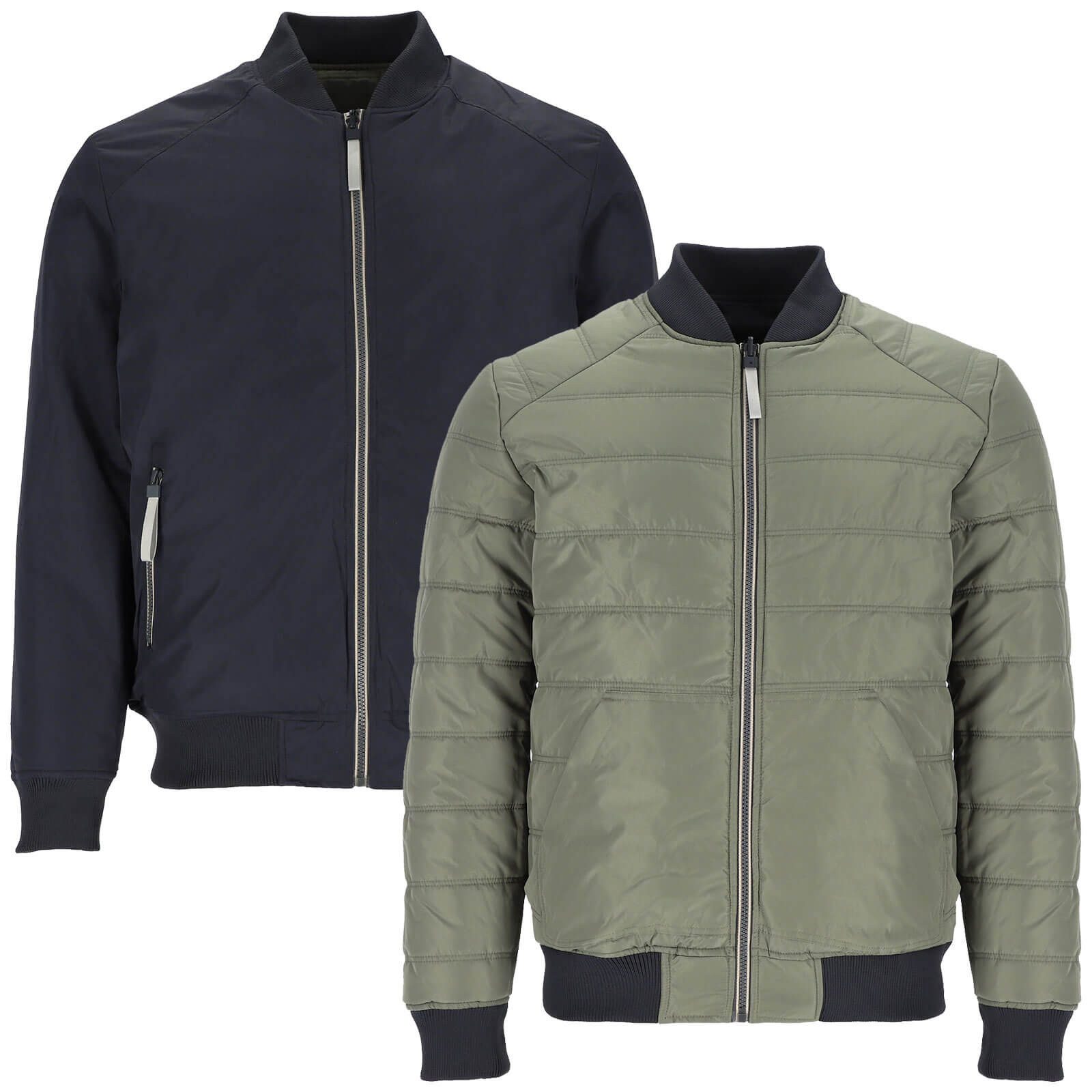 Leitfeuer Winterjacke 62474 Herren Wendejacke mit Kragen aus Ripp - 2-in-1 günstig online kaufen