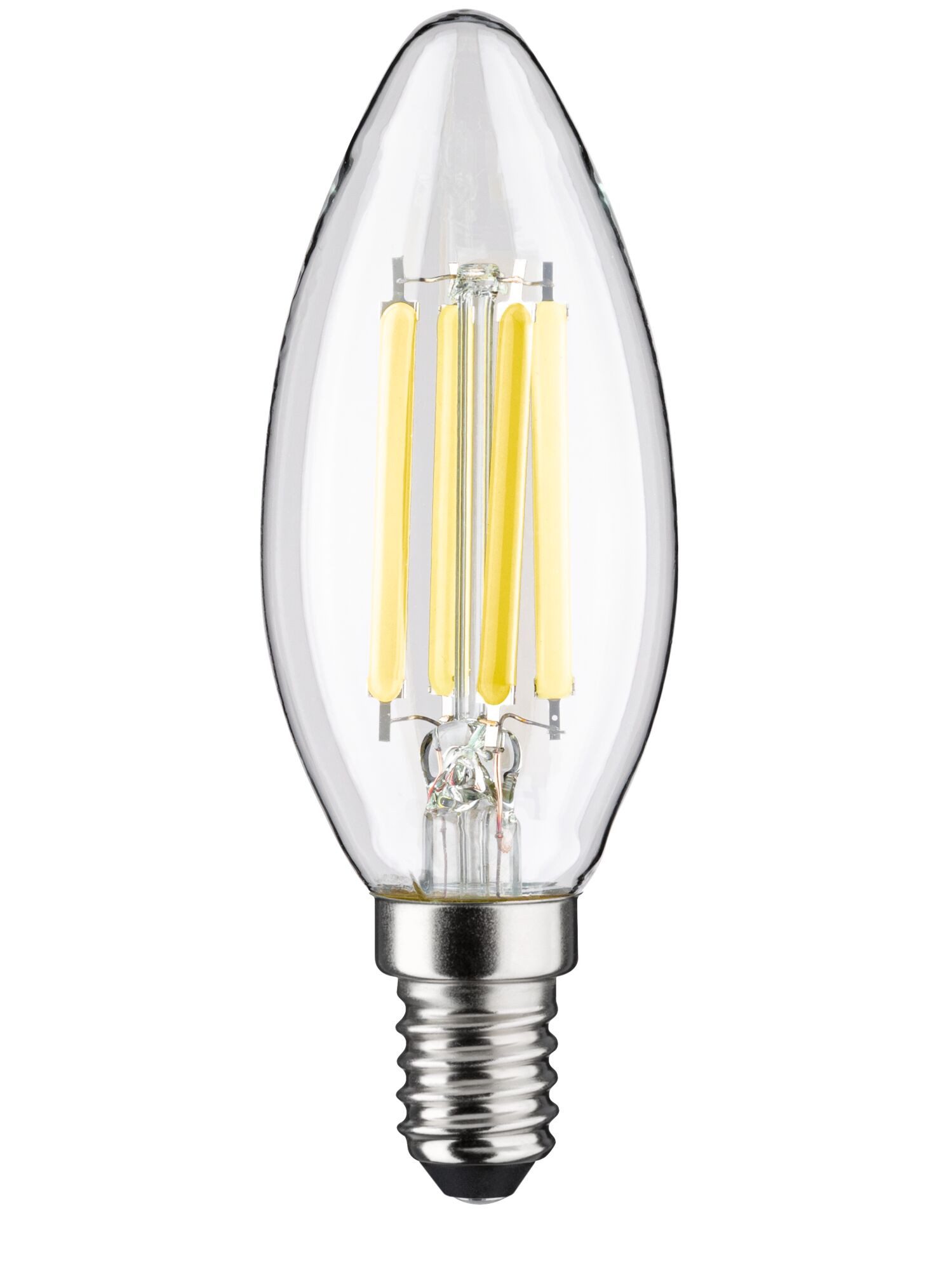 Paulmann LED-Leuchtmittel Eco-Line Kerze 840lm 4W 4000K klar 230V, E14, 1 St., Neutralweiß