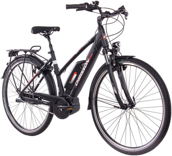 city fahrrad damen rot 6 gang