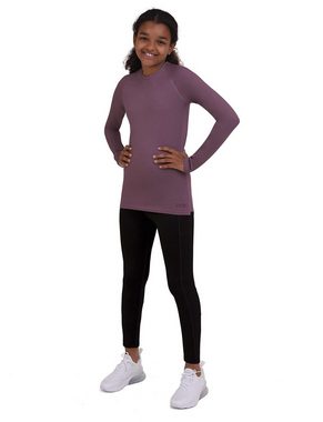 TCA Langarmshirt TCA Mädchen SuperThermal Trainingsoberteil, lila, 10-12 Jahre (1-tlg)