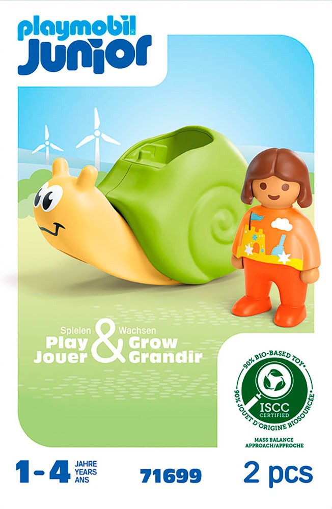 Playmobil® Schaukelschnecke mit Rasselfunktion (71699), JUNIOR Konstruktions-Spielset, (2 St), Made in Europe – Bild 3 von 5