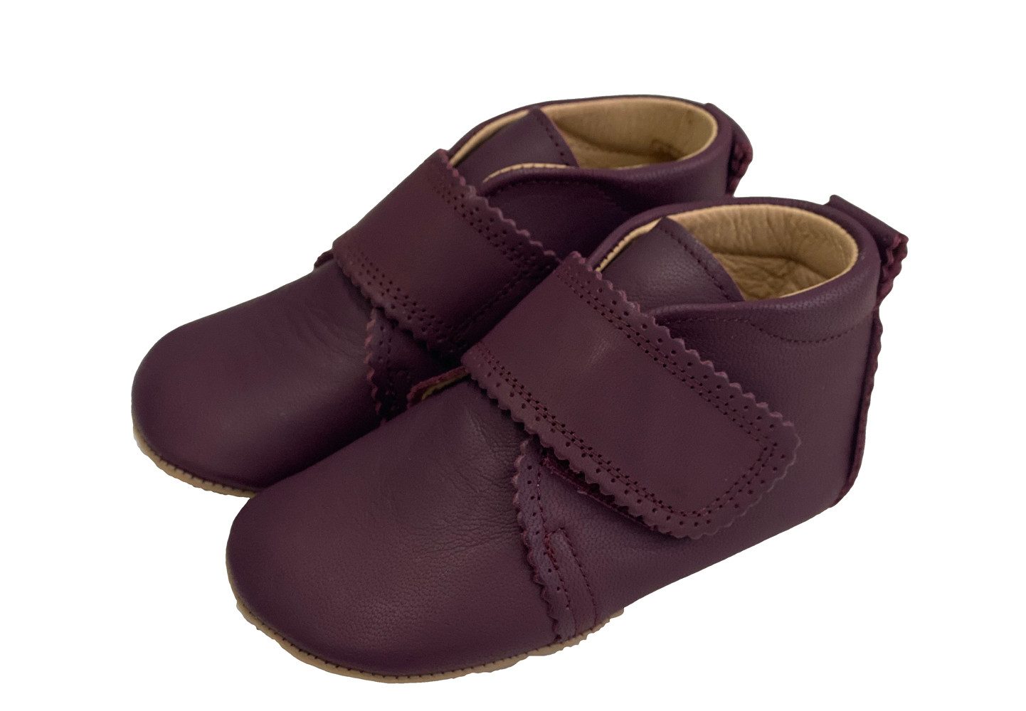 pom pom Pom Pom Beginners Barfuß Hausschuhe Leder Krabbelschuh