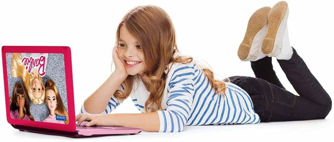 Lexibook® Spiel Barbie Zweisprachiger pädagogischer Laptop - 124 Aktivitäten