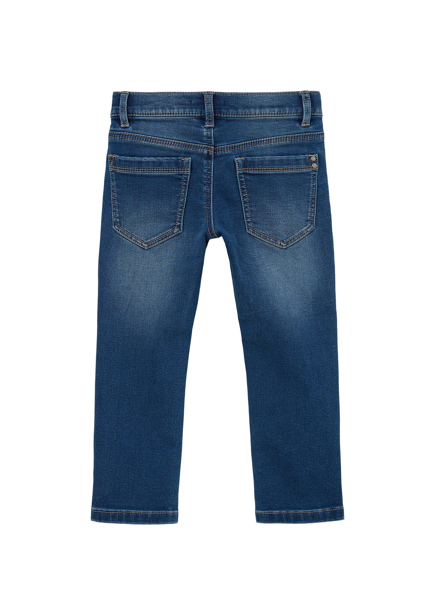 s.Oliver 5-Pocket-Jeans Jeans Rise Leg Slim Waschung Slim / / Stickerei, Mid Fit / Brad