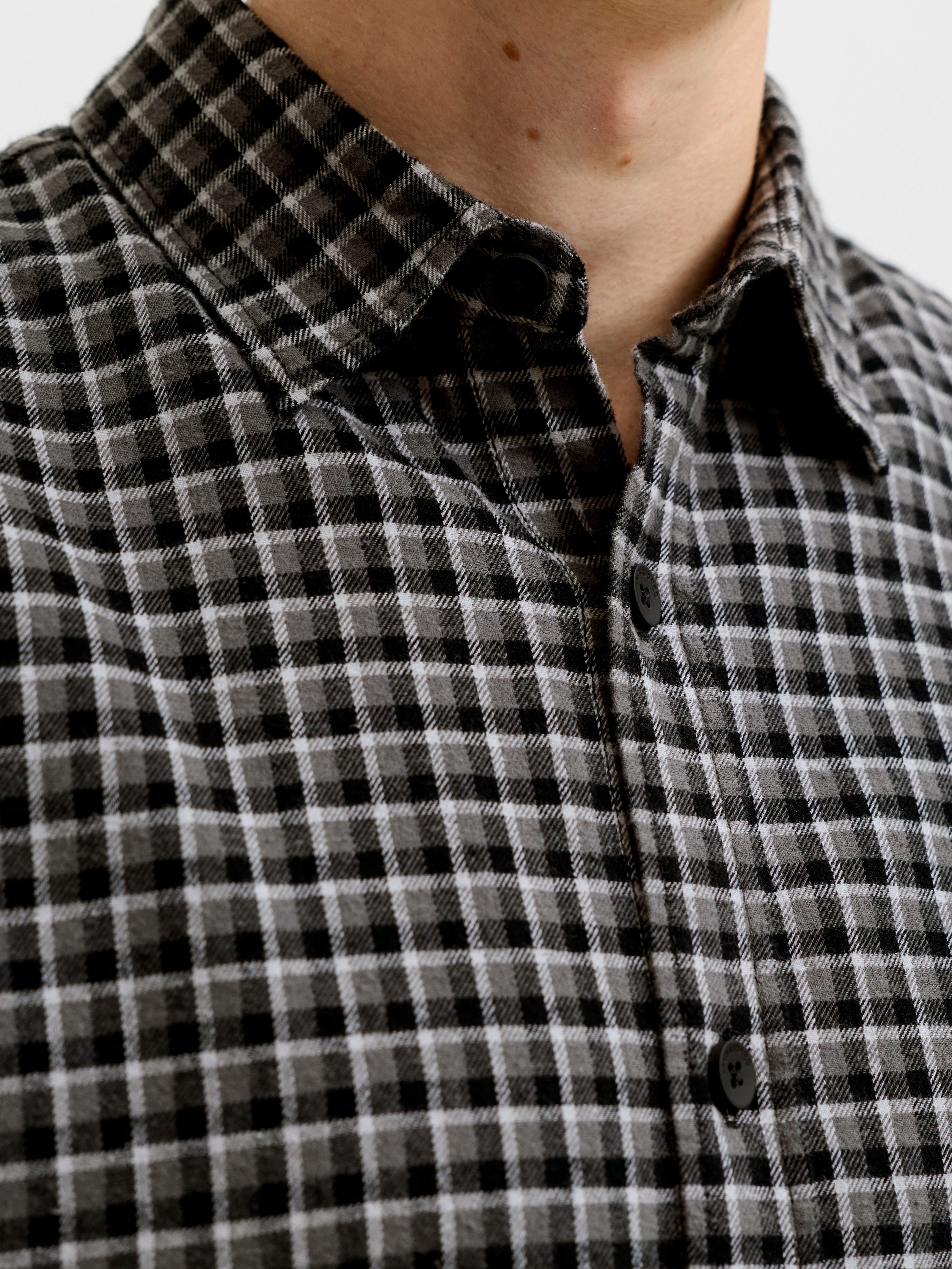 Jack & Jones Langarmhemd JJCARTER CHECK SHIRT LS SN Baumwolle, relaxed fit – Bild 3 von 5