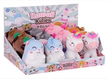 Kawaii Kuscheltier KAWAII Kuties Plüsch Kuscheltier Plüschfigur Bagclip 12 cm Hamster (1-St), Stofftier für Kinder Anime Kawaii Plush Cute Plushie Geschenke