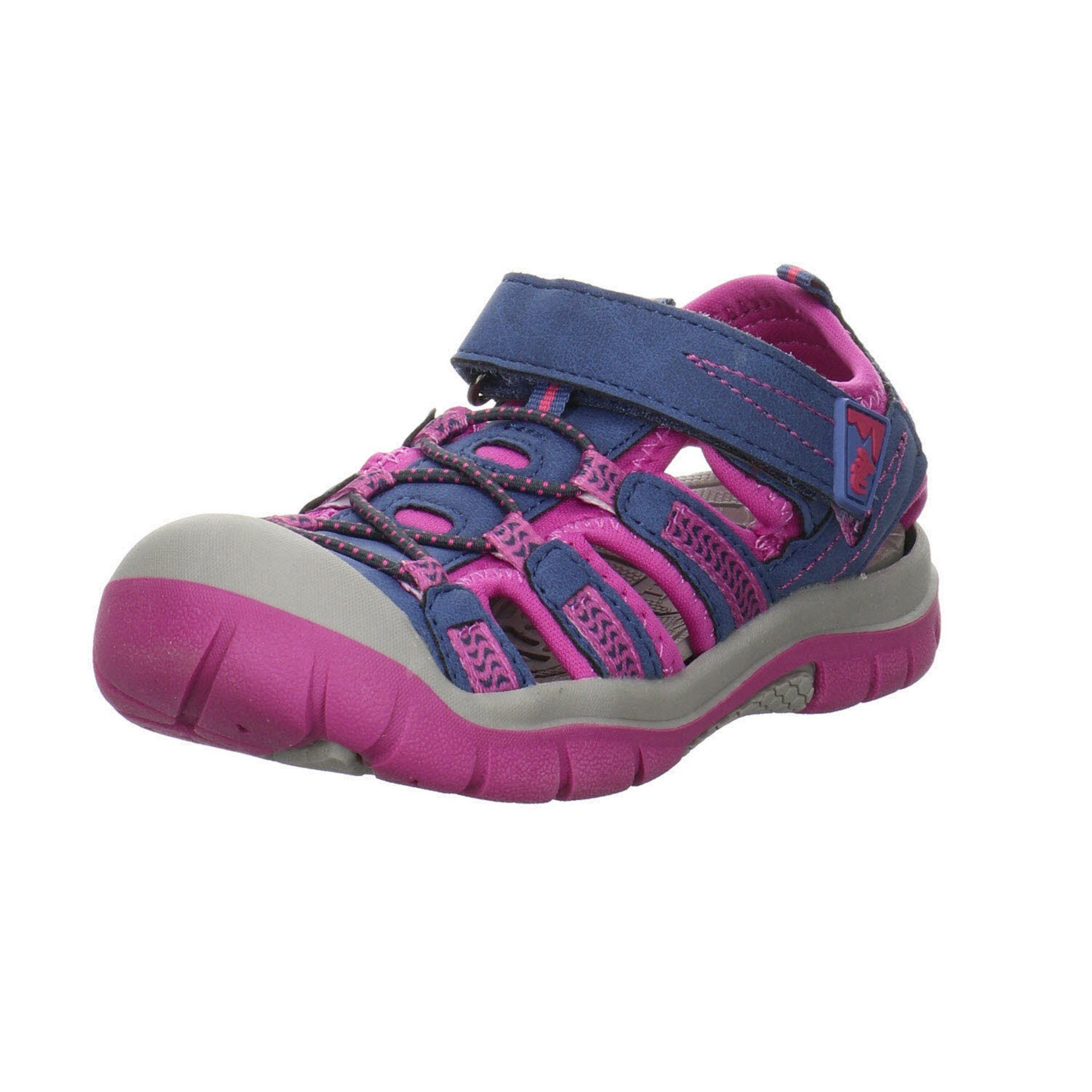 Synthetikkombination Sandalen Mädchen BLUE Sandale Pete FUCHSIA ROYAL Outdoorsandale Schuhe Lurchi