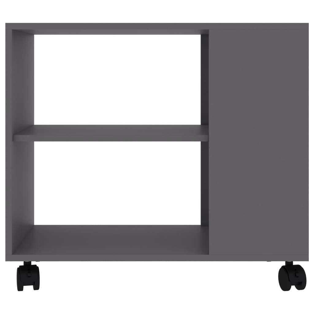 Grau (1-St) Grau cm | Beistelltisch vidaXL 70x35x55 Beistelltisch Holzwerkstoff Grau
