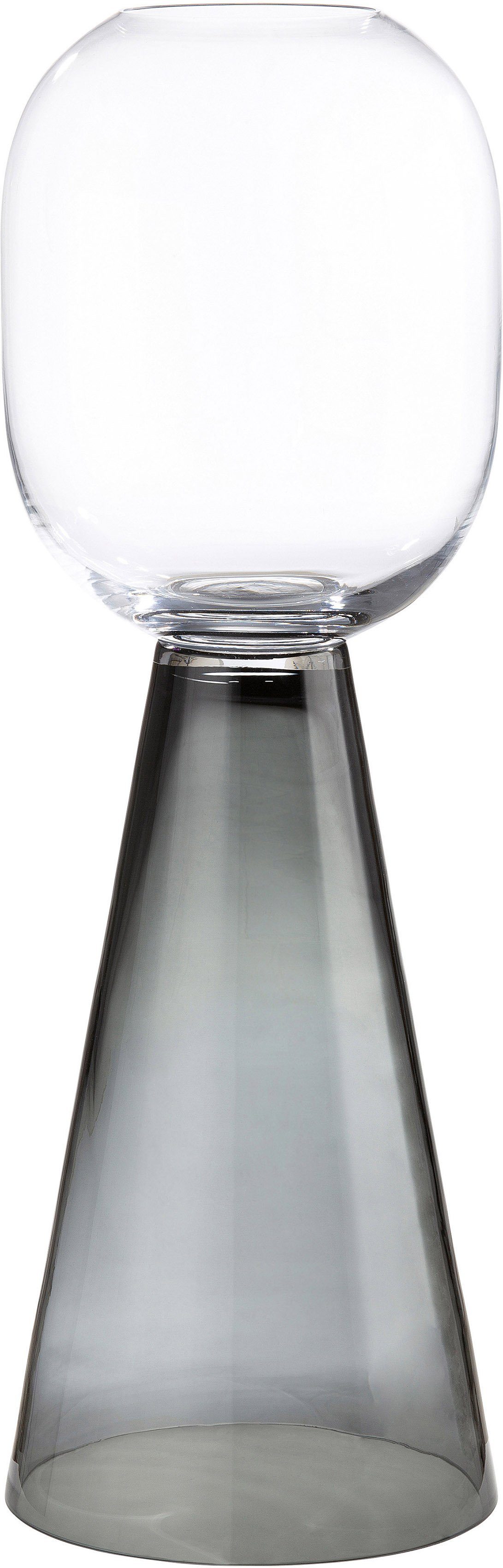 GILDE Bodenwindlicht Luxo, Weihnachtsdeko (1 St), aus Glas, kann auch als Bodenvase verwendet werden